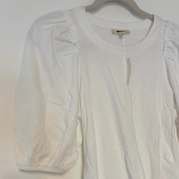 NWT Madewell Puff-Sleeve Tee In White Size XS - Picture 7 of 8